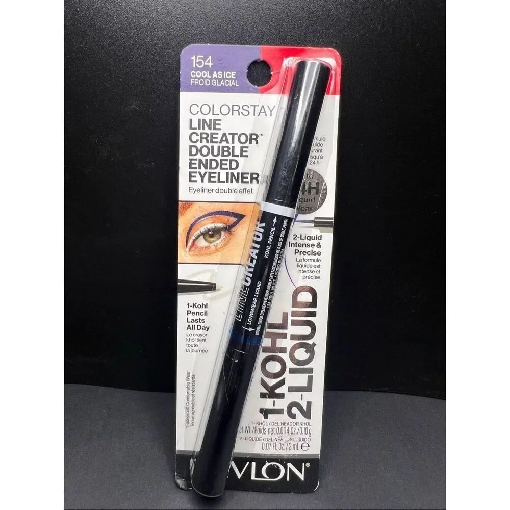 Revlon ColorStay Line Creator Double Ended Eyeliner 154 Cool As Ice